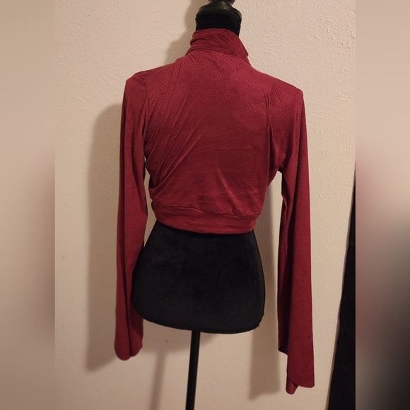 TOXIC VISION Inferno Crop Top Size Large - Picture 3 of 7